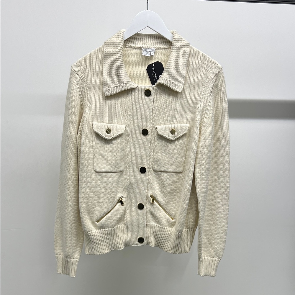 Worth Cream Knit Jacket